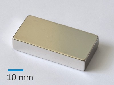 N35 50x25x10 mm Ni