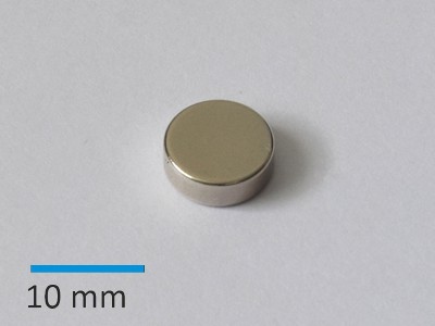 N42 D10x3,5mm, Ni